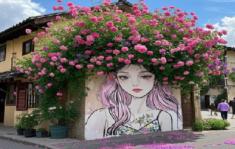 建湖怎么设计网红打卡墙绘