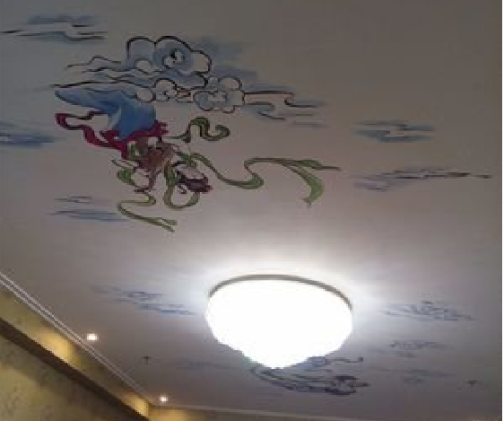 建湖如何快速绘制天花板上的手绘墙？