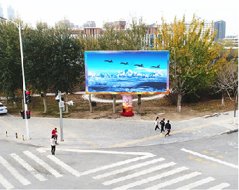 建湖户外大屏广告投放要点。